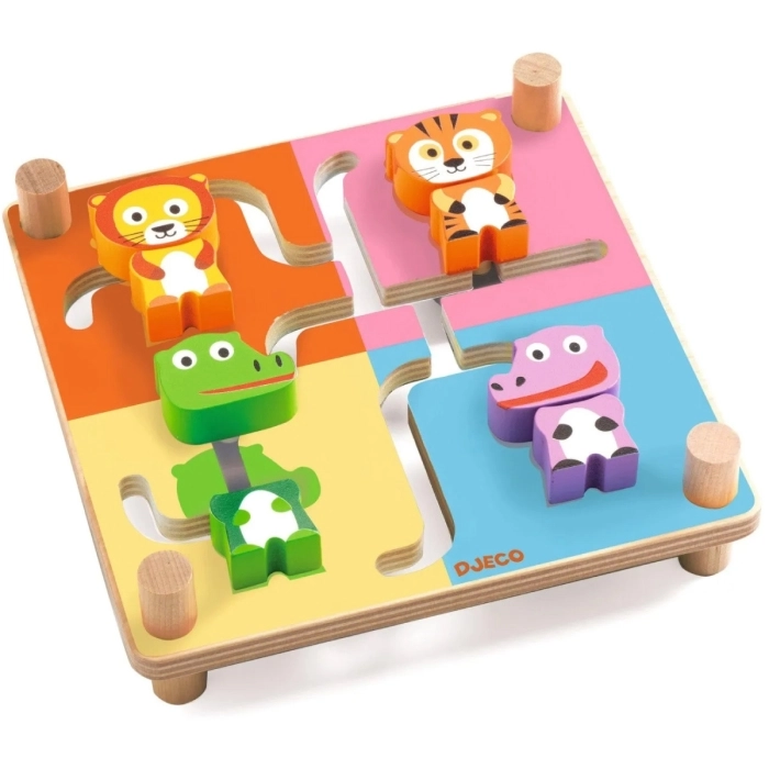 spinamix labirinto - gioco in legno