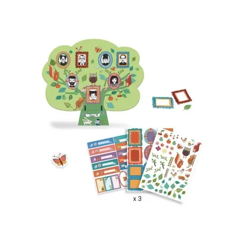 mosaic and stickers - a family tree to create