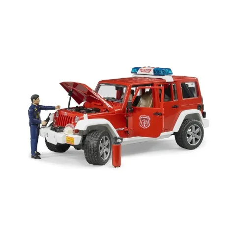 jeep wrangler unlimited rubicon pompieri, luci e suono e pompiere