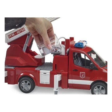 mb sprinter autopompa pompieri con luci e suono