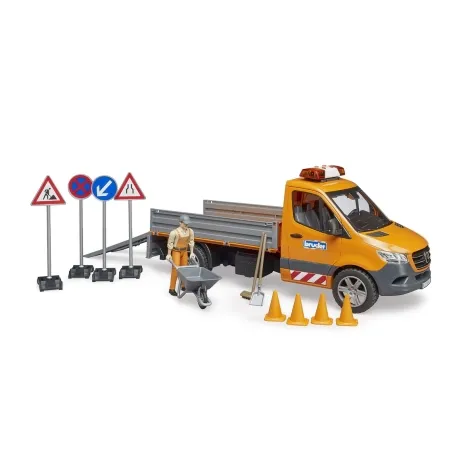 mb sprinter lavori stradali con personaggio e accessori