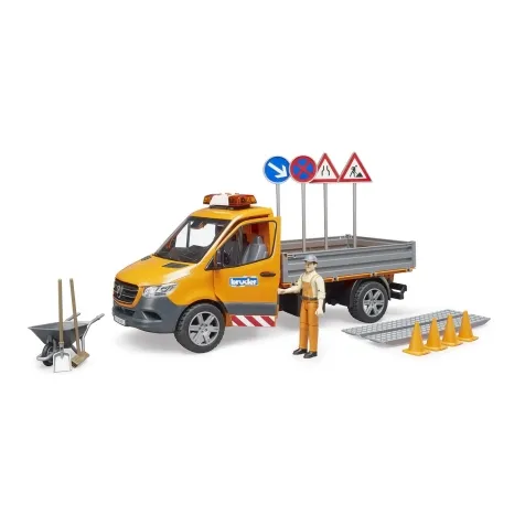 mb sprinter lavori stradali con personaggio e accessori