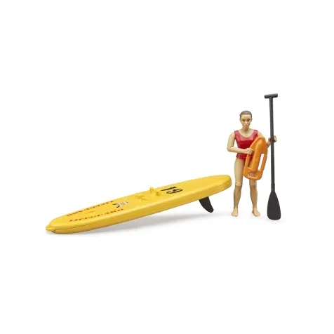 guardaspiaggia con stand up paddle