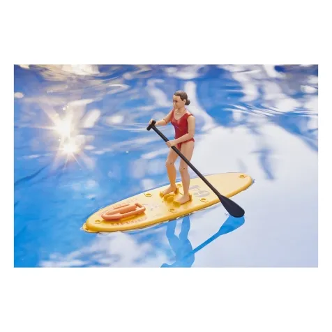 guardaspiaggia con stand up paddle