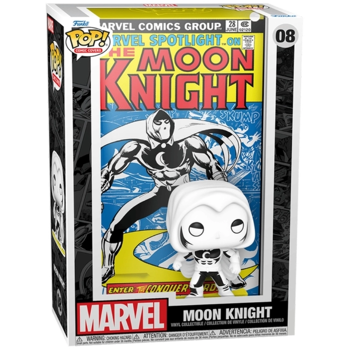 marvel - moon knight 9cm - funko pop comic covers 08