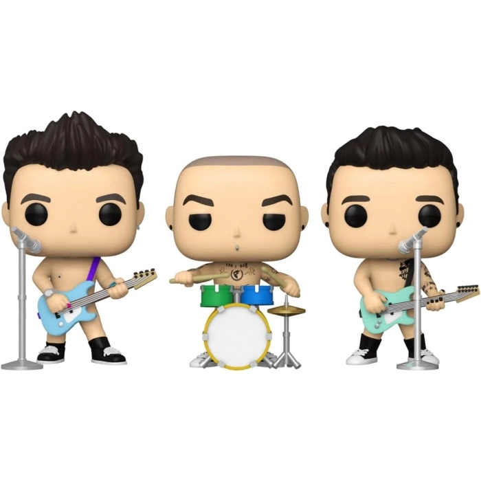 blink 182 - mark hoppus / travis barker / tom delonge - funko pop 03