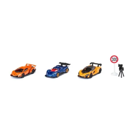 supercars set 3 pezzi