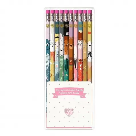 lovely paper - 10 matite lucile