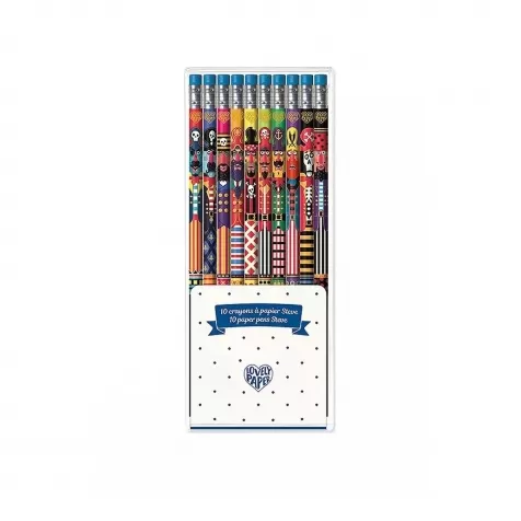 lovely paper - 10 matite steve