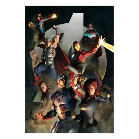 marvel: avengers - square box - puzzle 1000 pezzi