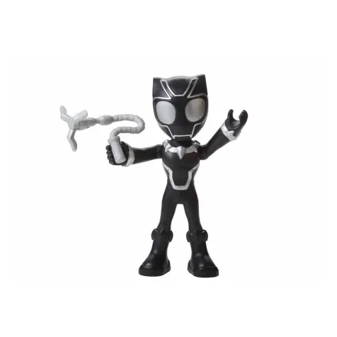marvel spidey e i suoi fantastici amici - black panther mega 25cm