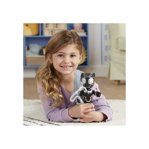 marvel spidey e i suoi fantastici amici - black panther mega 25cm