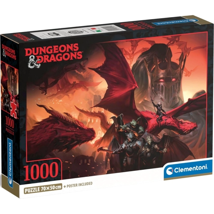 dungeons & dragons - cavalieri dei draghi - puzzle 1000 pezzi