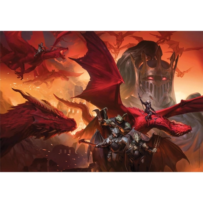 dungeons & dragons - cavalieri dei draghi - puzzle 1000 pezzi