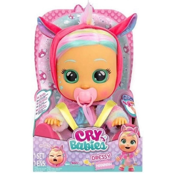 cry babies - dressy fantasy hannah - bambola 30cm