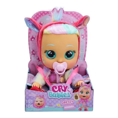 cry babies - dressy fantasy hannah - bambola 30cm
