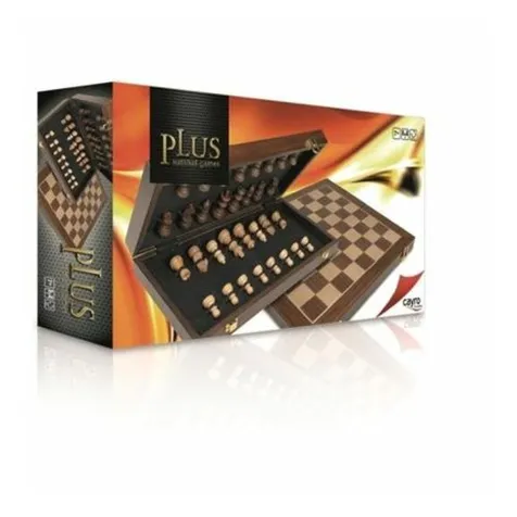 scacchiera pieghevole deluxe - plus natural games