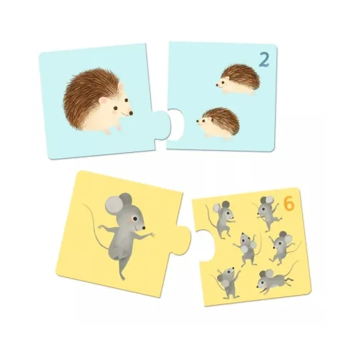 puzzle duo - baby animali
