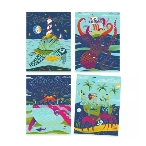 carte da grattare bicolori - topsy-turvy sottosopra