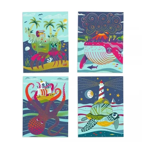 carte da grattare bicolori - topsy-turvy sottosopra