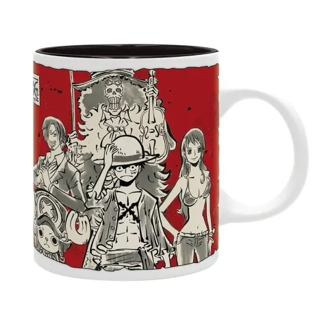 one piece - mug - 320 ml - luffy's crew japanese style - subli