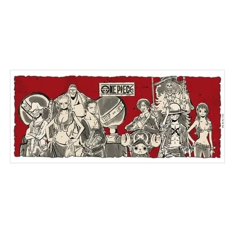 one piece - mug - 320 ml - luffy's crew japanese style - subli