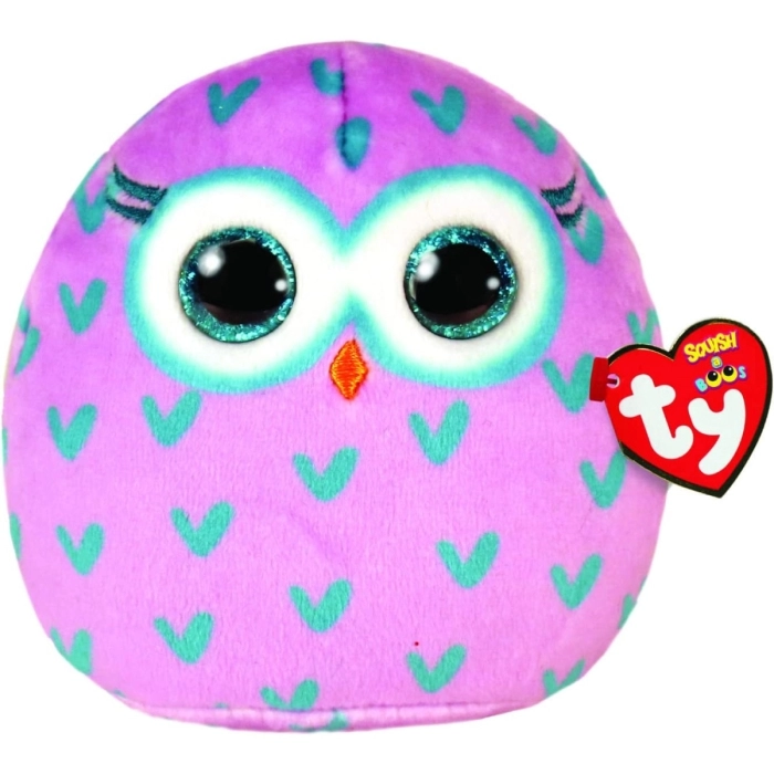 mini squish-a-boos - winks - cuscino peluche 8cm