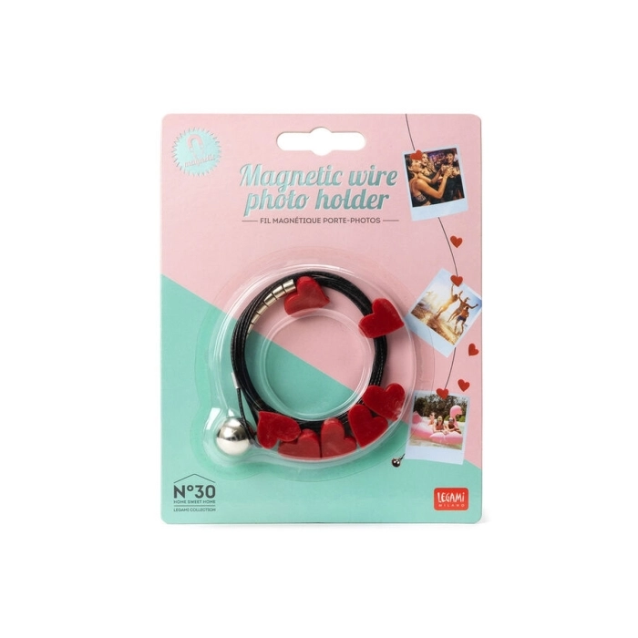 filo magnetico portafoto - cuore