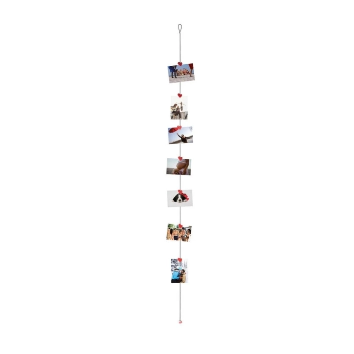 filo magnetico portafoto - cuore