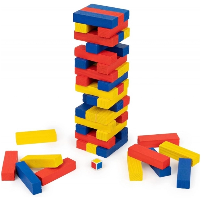 jumbling tower a colori in legno