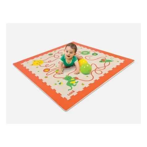 maxi tappeto in gomma piuma con gatti 106x106cm