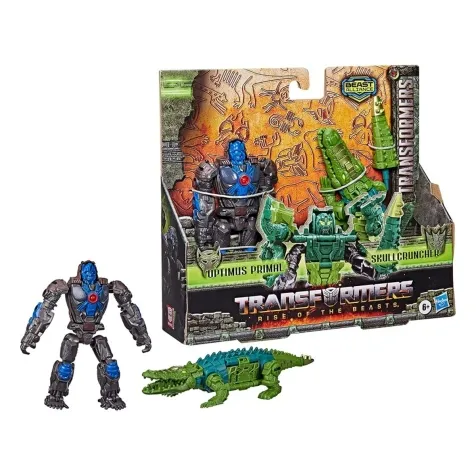trasformers: rise of the beasts - optimus primal / skullcruncher