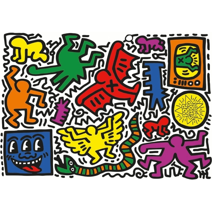 keith haring 2 - novo art series - puzzle 1000 pezzi