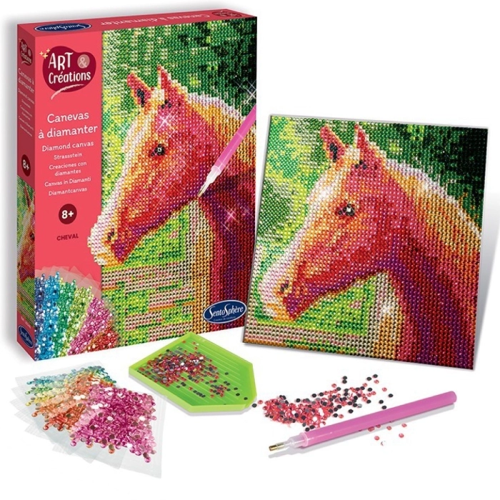 art & creations - canevas a diamanter - cavallo: 2