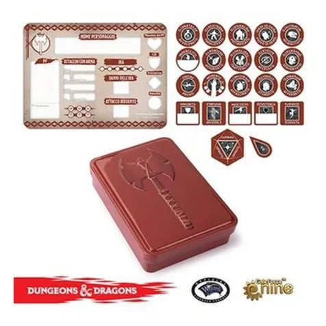 d&d 5a ed. - set segnalini del barbaro