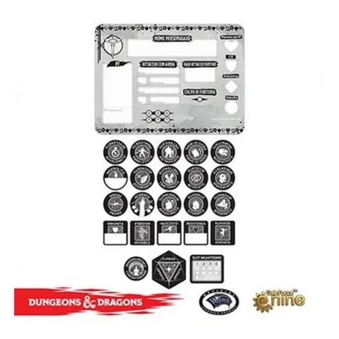 d&d 5a ed. - set segnalini del ladro