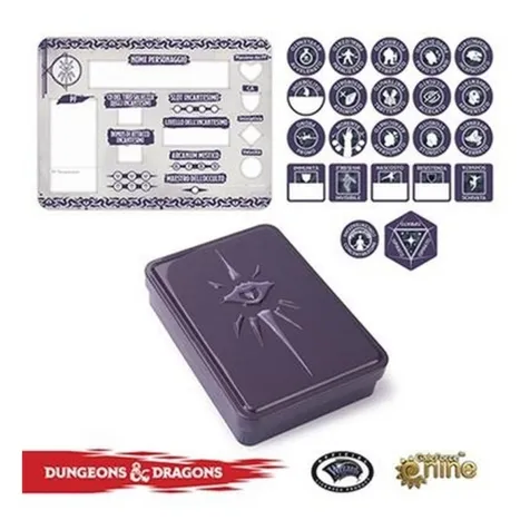 d&d 5a ed. - set segnalini del warlock