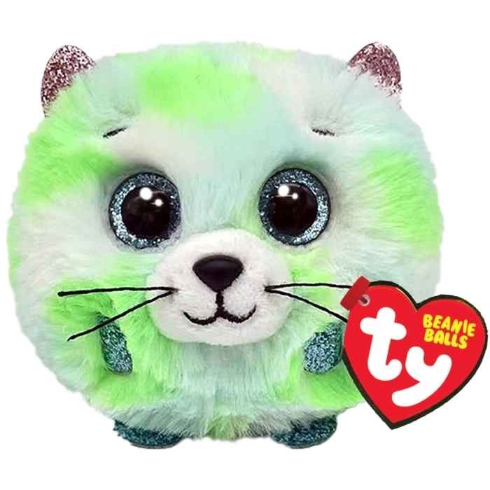 beanie balls - evie - gattino verde 10cm