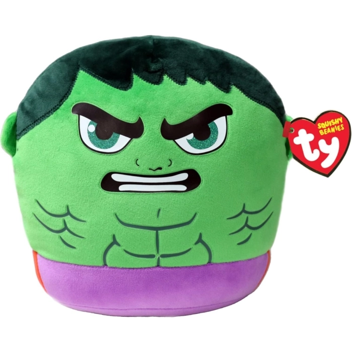 squish-a-boos - marvel hulk - peluche 22cm