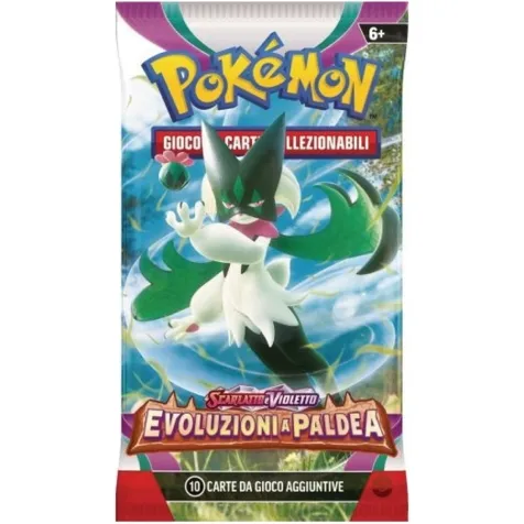 pokemon gcc - pokemon scarlatto e violetto evoluzioni a paldea - bustina singola (ita)