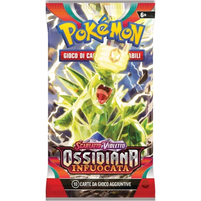 pokemon scarlatto e violetto ossidiana infuocata - bustina singola (ita): 4