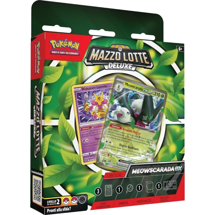 pokemon gcc - deluxe battle deck - meowscarada-ex (ita)