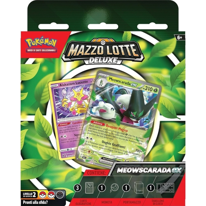 pokemon gcc - deluxe battle deck - meowscarada-ex (ita)