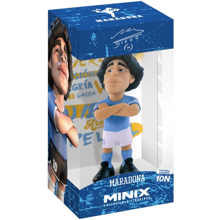 napoli - maradona - football stars 10n - minix collectible figurines