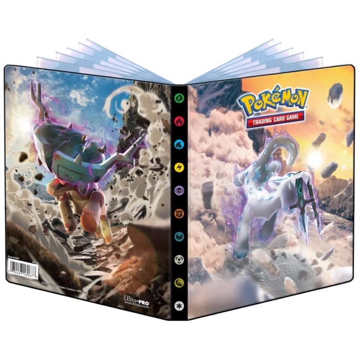 pokemon gcc - album 10 pagine 4 tasche - pokemon scarlatto e violetto - ting-lu e chien-pao