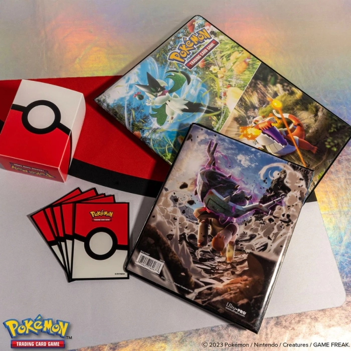 pokemon gcc - album 10 pagine 4 tasche - pokemon scarlatto e violetto - ting-lu e chien-pao