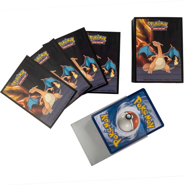 pokemon gcc - proteggi carte standard 65 bustine - gallery series forcing summit