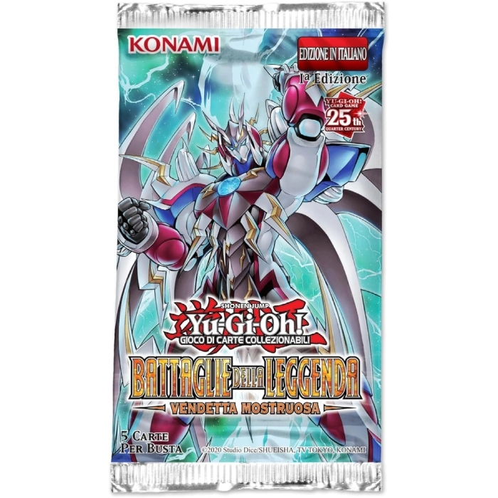 yu-gi-oh! - battaglie della leggenda vendetta mostruosa - bustina singola 5 carte (ita)