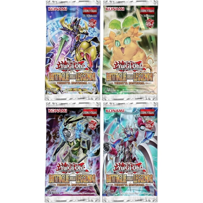 yu-gi-oh! - battaglie della leggenda vendetta mostruosa - bustina singola 5 carte (ita)