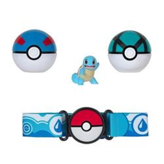 pokemon - clip n go - poke ball set cintura - pikachu / squirtle - modello assortito: 4